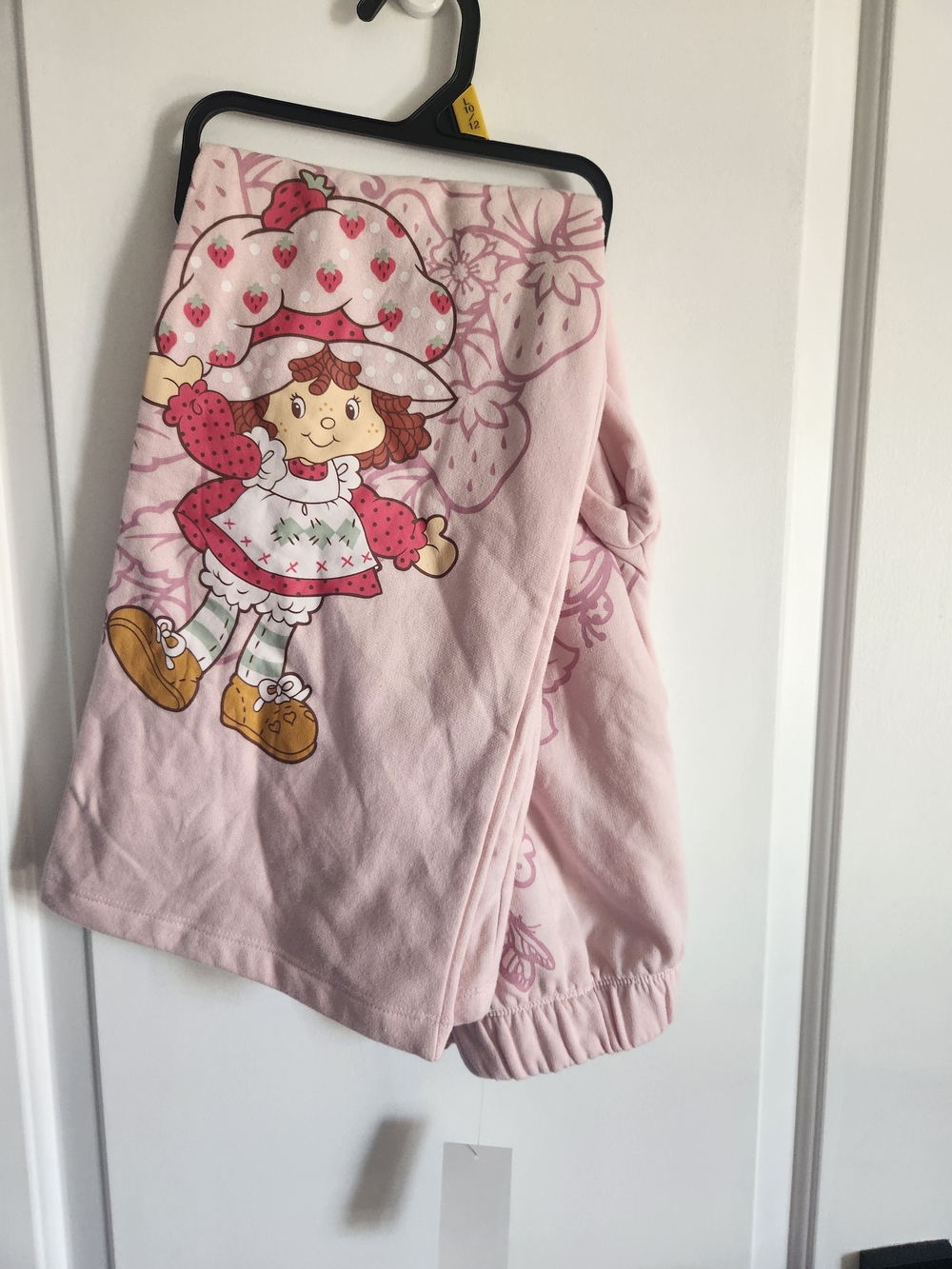 Girls Pink Strawberry Shortcake Character Lounge Pants